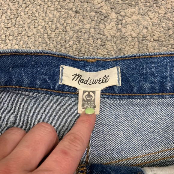 MADEWELL Hight Rise Denim Short - Picture 7 of 8